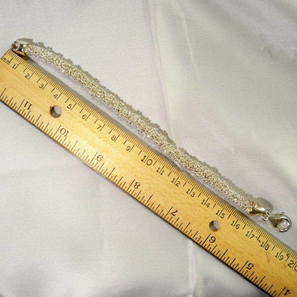 New Sterling Silver Multi Stand Bubble Cluster Be… - image 4